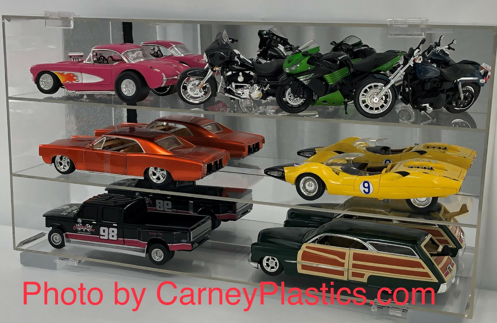 Model 1/18 Diecast Display Case 6 car Muscle  
