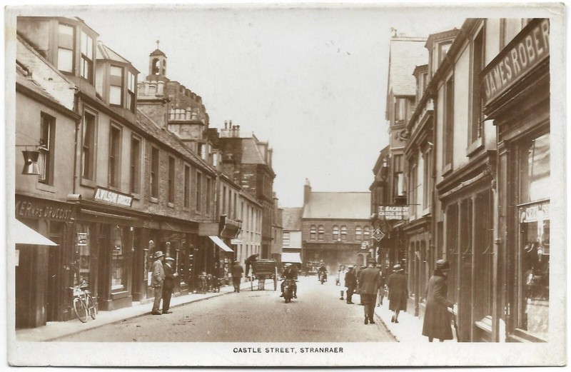 Cartes Postales ÃCosse Wigtownshire Stranraer Rp. Rue Du ChÃ¢Teau.