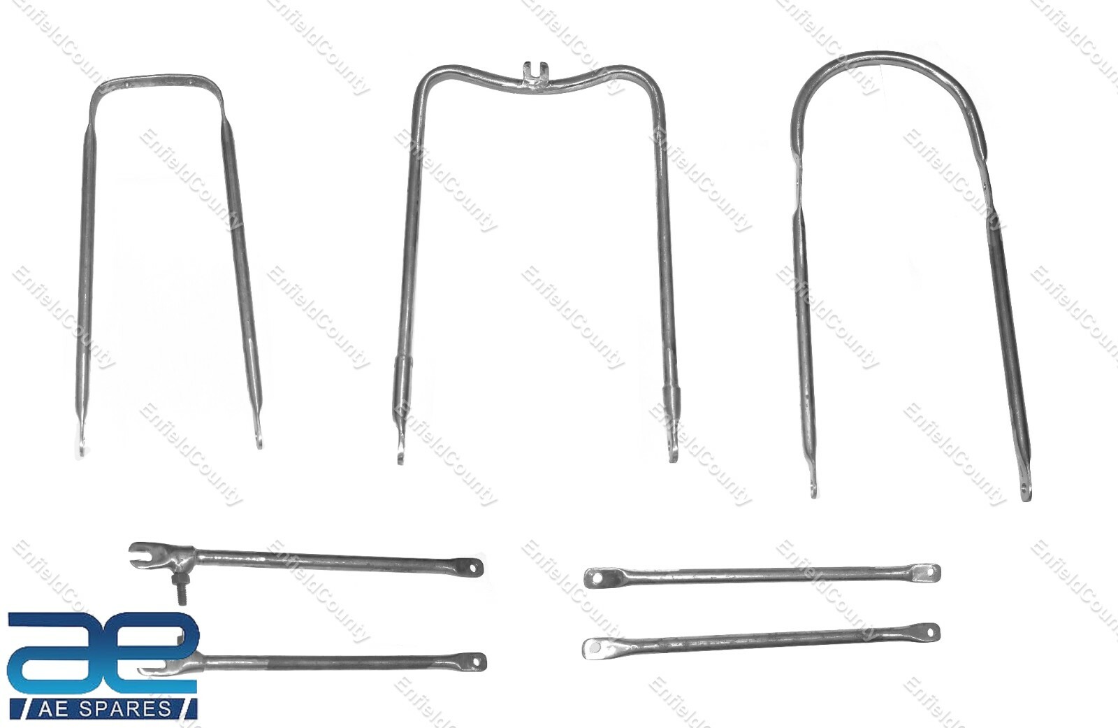 Front Rear Mudguard Stays Bare Metal Girder Fork Type BSA M20 M21 M33 Model