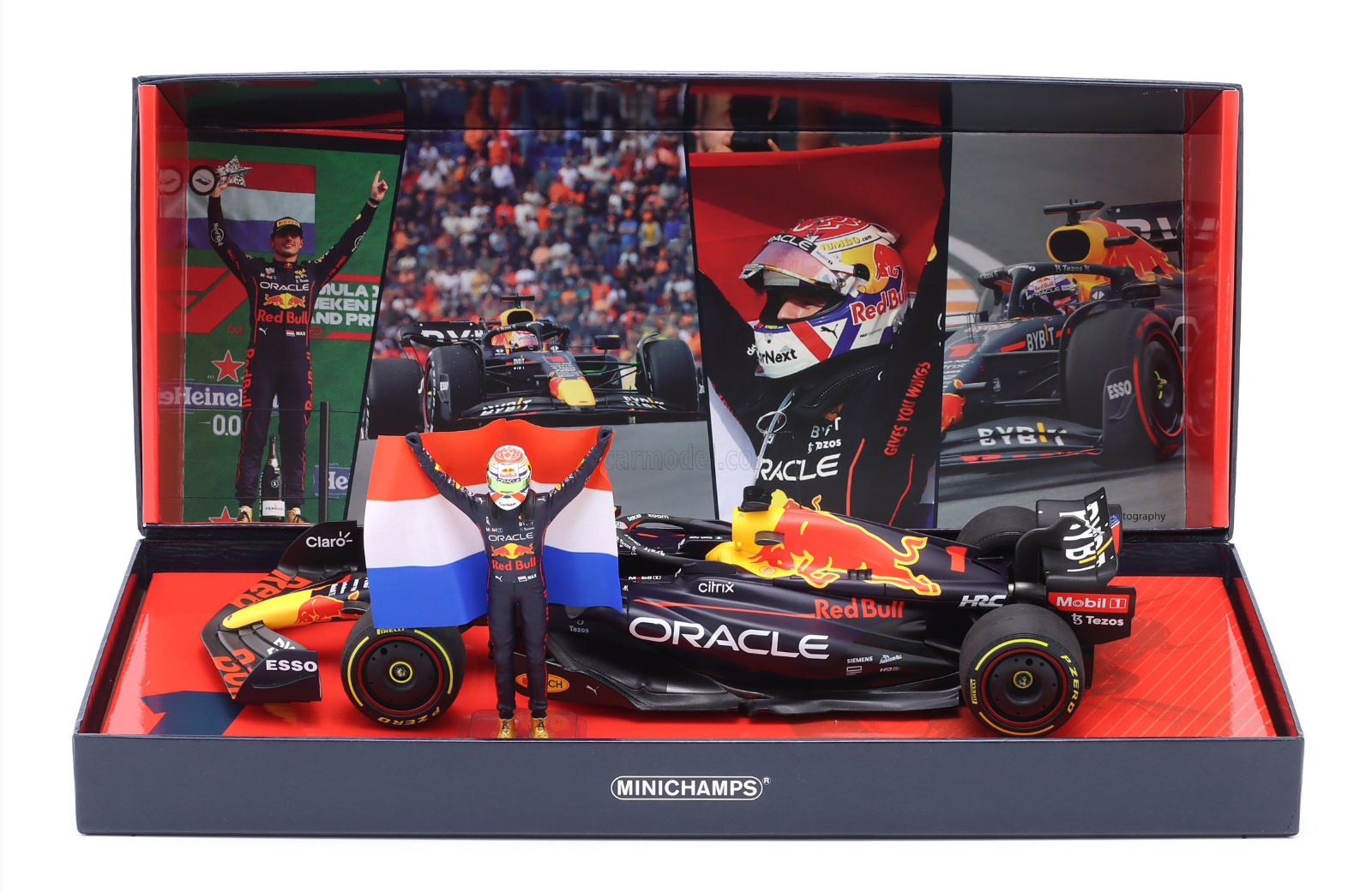 1/18 Minichamps M. Verstappen Red Bull RB18 #1 Winner Dutch