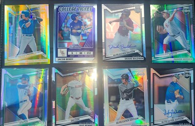 2022 Panini Elite Extra Edition Future Threads JERSEY, COLOR AND AUTOS 20 CARDS
