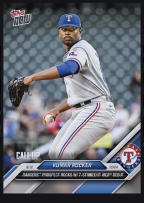 2024 TOPPS NOW-Call-up 7 Strikeout Debut RC-KUMAR ROCKER(Topps Bunt Digital card