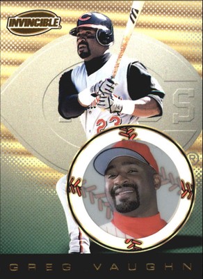 1999 Pacific Invincible #40 Greg Vaughn