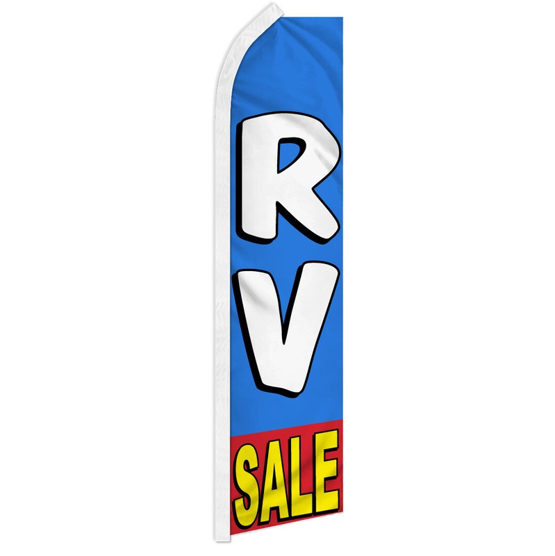 RV Sale Swooper Flutter Advertising Feather Flag Sale Flag Campers