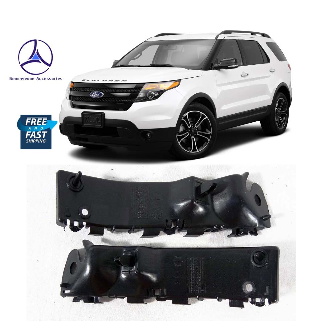 Fits For 11 15 Ford Explorer Front Bumper Reinforcement Bracket 2pcs Ebay