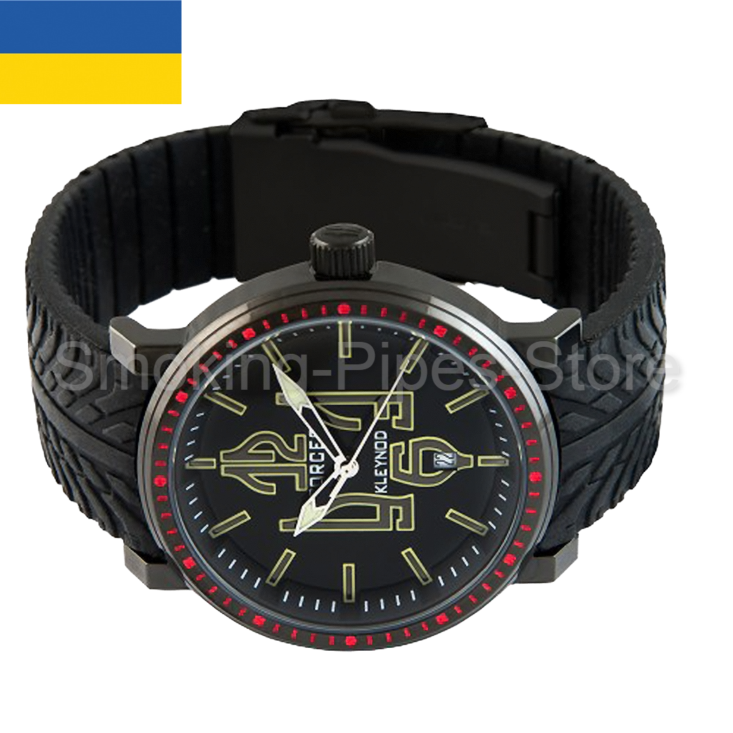 Pre-owned Kleynod Ukraine Brand " Forces" Wristwatch Swiss Quartz Mechanism Model Kfs-810