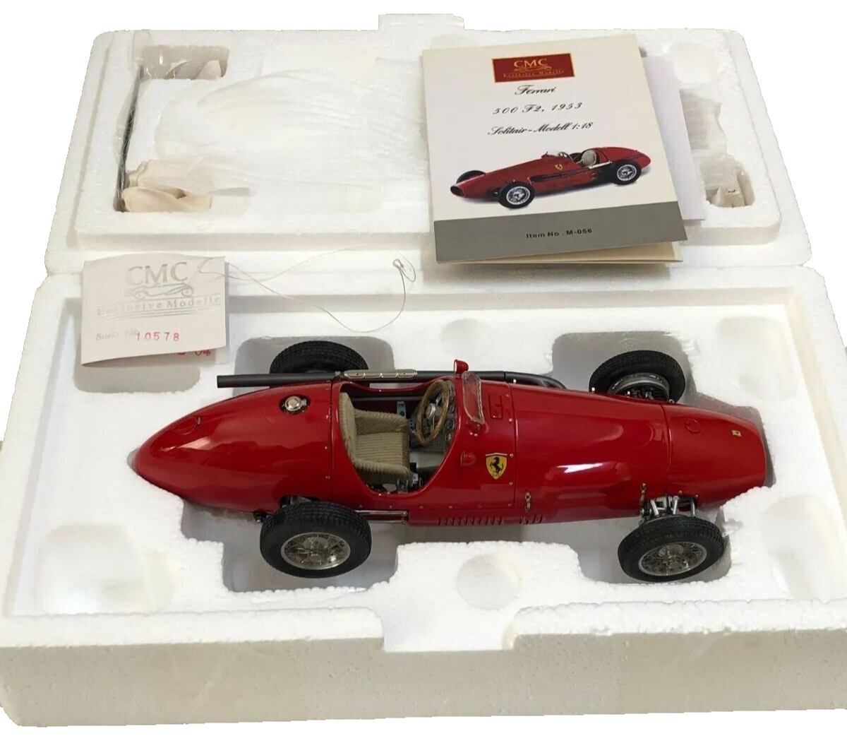 ミニカー CMC Ferrari 500 F2 Der Doppelweltmeister CMC M056 Scale 1/18 | FERRARI F1 500F2 1953 - DER