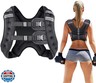 Prodigen Weighted Vest for Women and Men 8 Lbs with Reflective Stripe and Double Adjustable Buckle Straps Weight Vests for Strength Training, Jogging, Cardio, Weight Loss, Muscle Building, Black