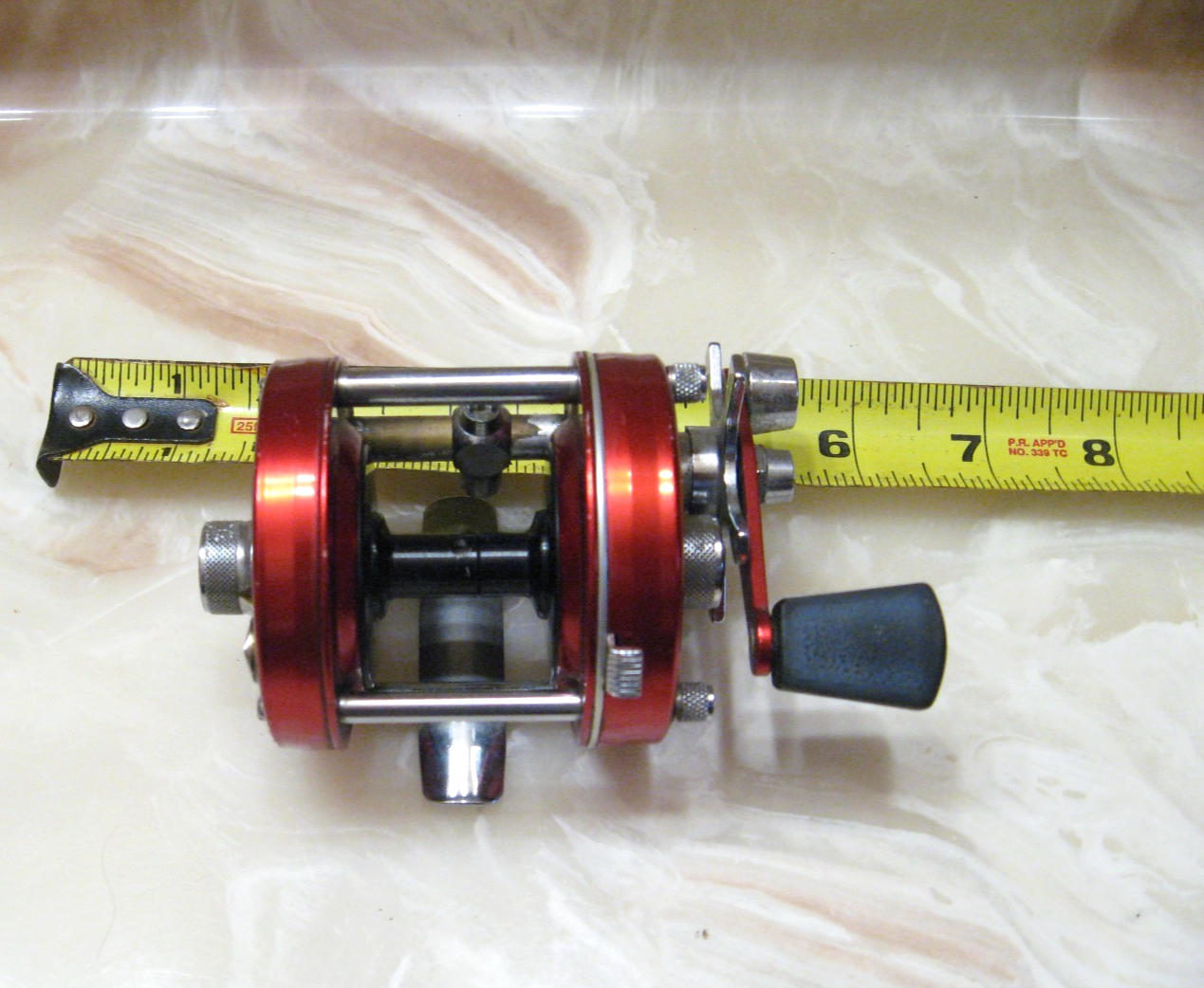 アブ ABU Ambassadeur  5000B Red Abu Garcia AMBASSADEUR 5000B BAITCASTING FISHING Reel