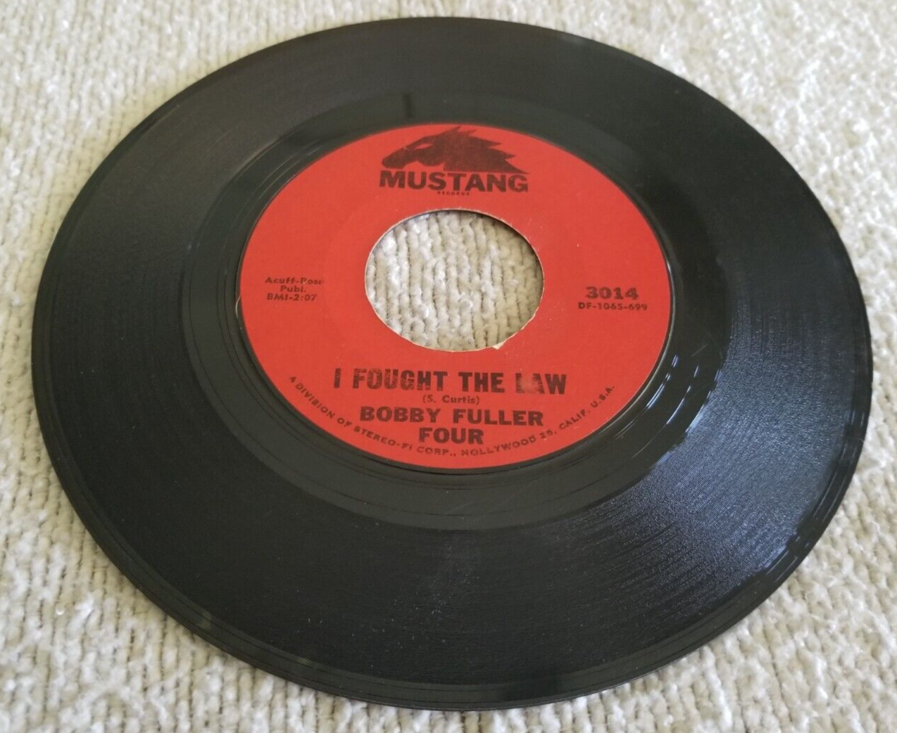 Bobby Fuller Four – I Fought The Law / Mustang Records