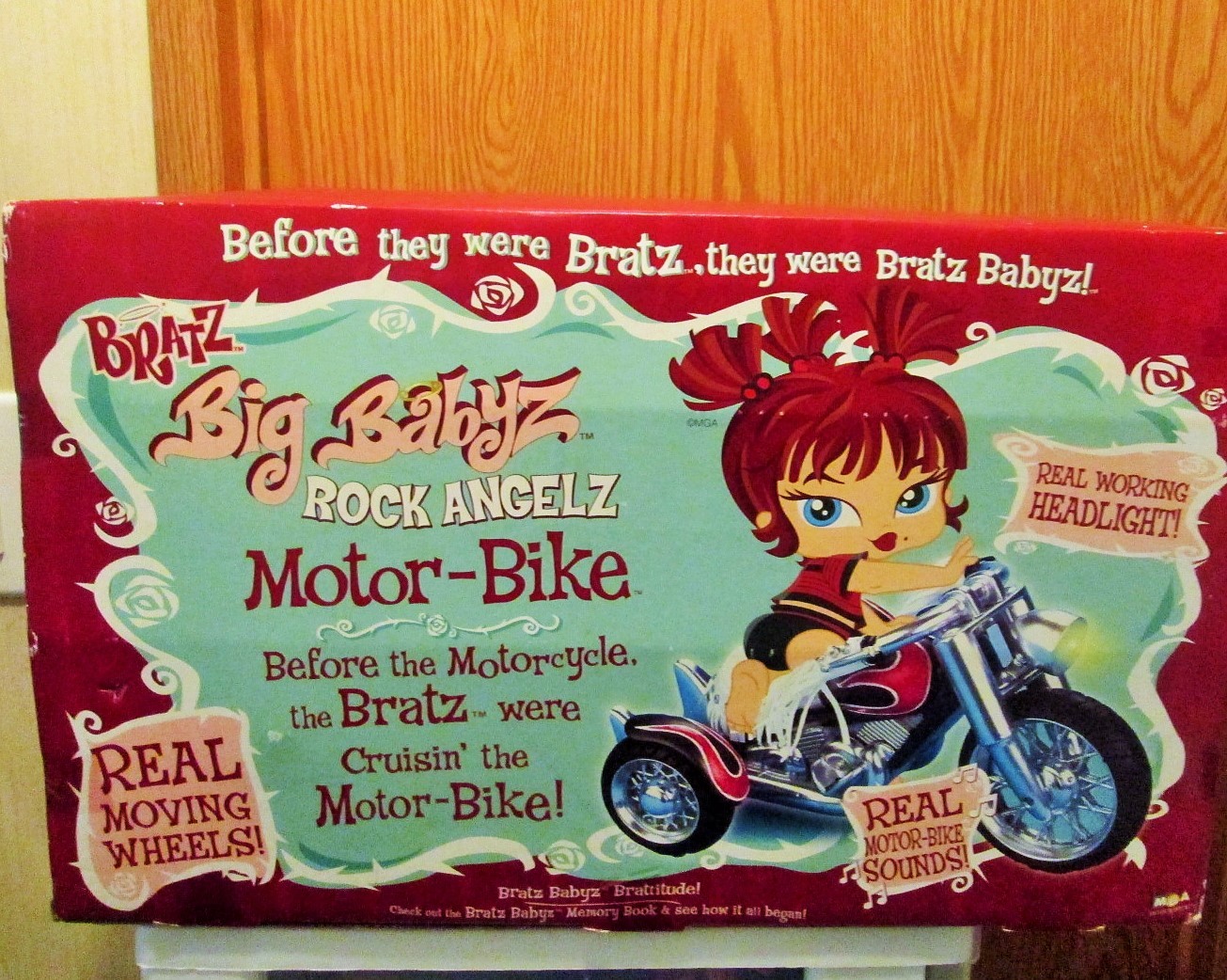 HTF Bratz Big Babyz Rock Angelz Motor-Bike Target Exclusive NIB