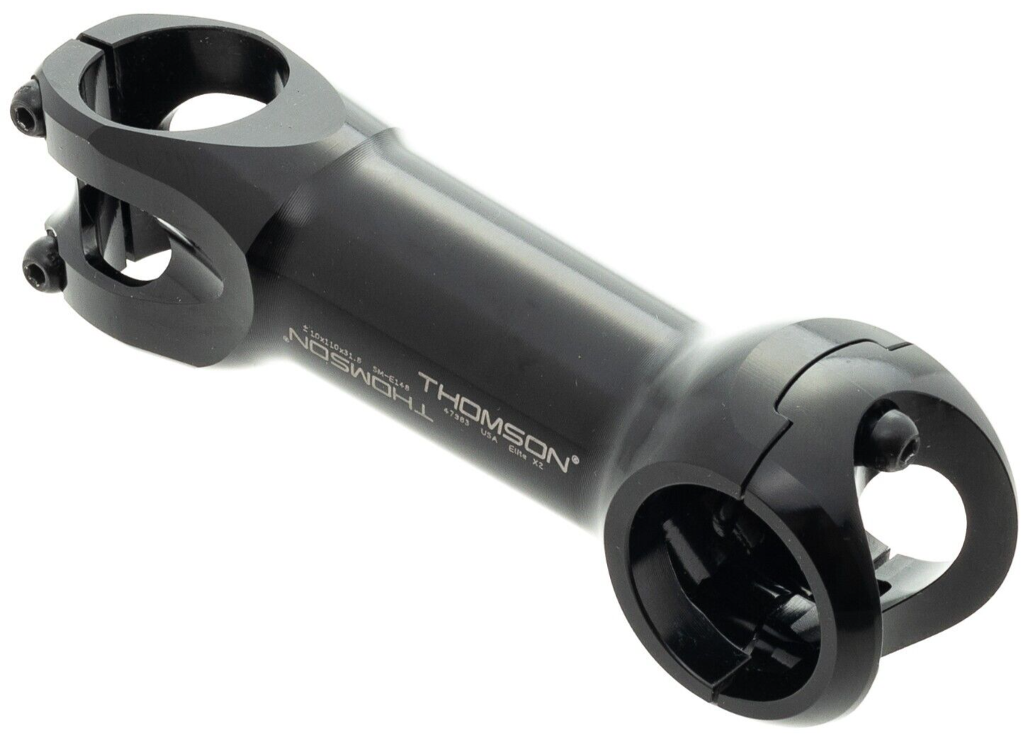 【美品/付属品あり】THOMSON ブラック ステム elite x2 stem Thomson Elite X2 Alloy Road Bike Stem 31.8 x 110mm +/-10