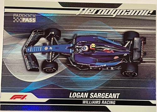 2024 Topps Paddock Pass Formula 1 - Logan Sargeant #AD-10