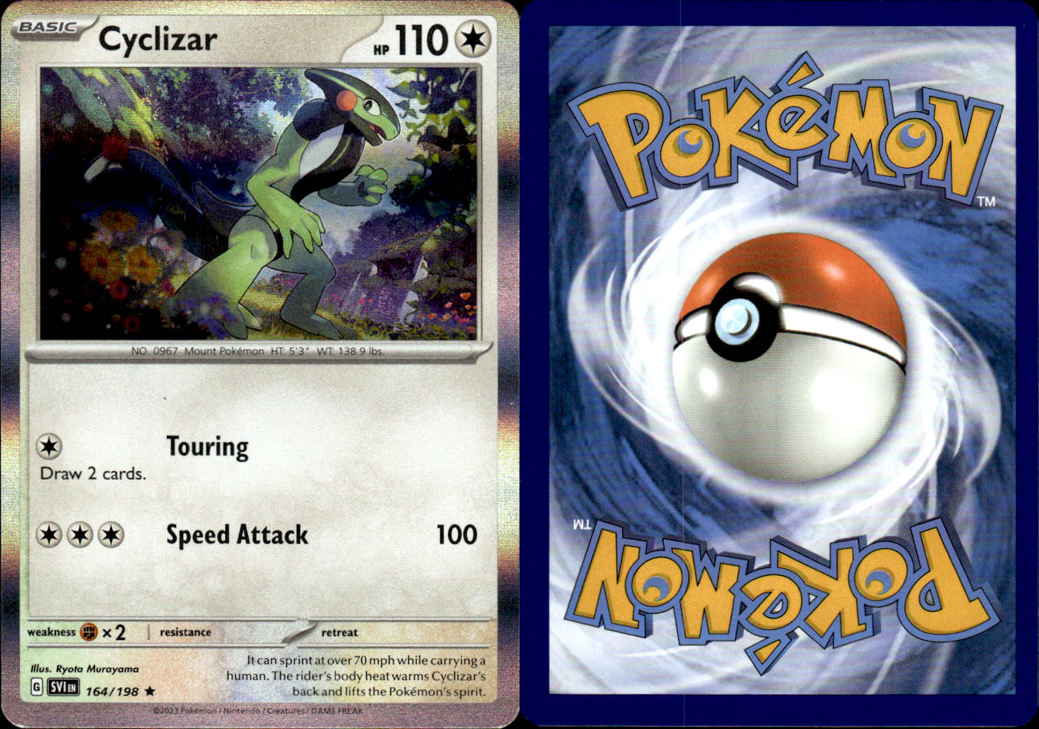 Pokemon Scarlet & Violet Cyclizer Holo 164/198 | eBay