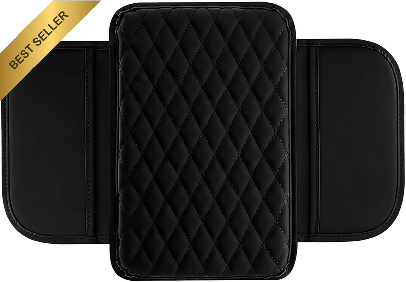 Ultra Fine Fiber Car Center Console Leather Pad - a Comfortable Armrest Pad Suit