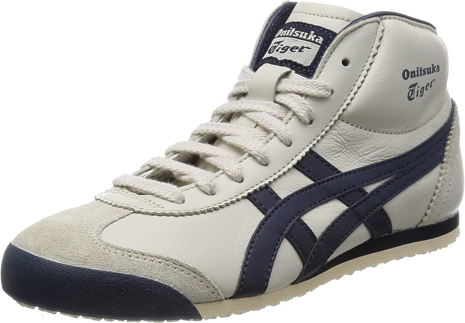 New Onitsuka Tiger MEXICO Mid Runner BIRCH/PEACOAT THL328 New Onitsuka Tiger MEXICO Mid Runner BIRCH/PEACOAT THL328