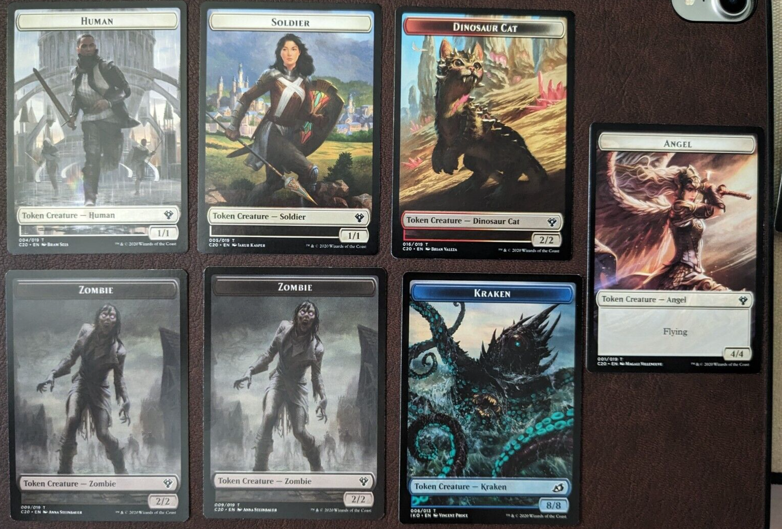 7X DUAL SIDED TOKENS - Magic The Gathering MTG Collectible