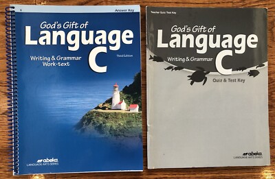Abeka Gods Gift of Language C Writing And Grammar Answer Key and Quiz Test Key