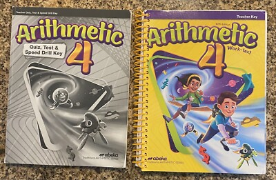Abeka 4th Grade Arithmetic Math Homeschool Curriculum