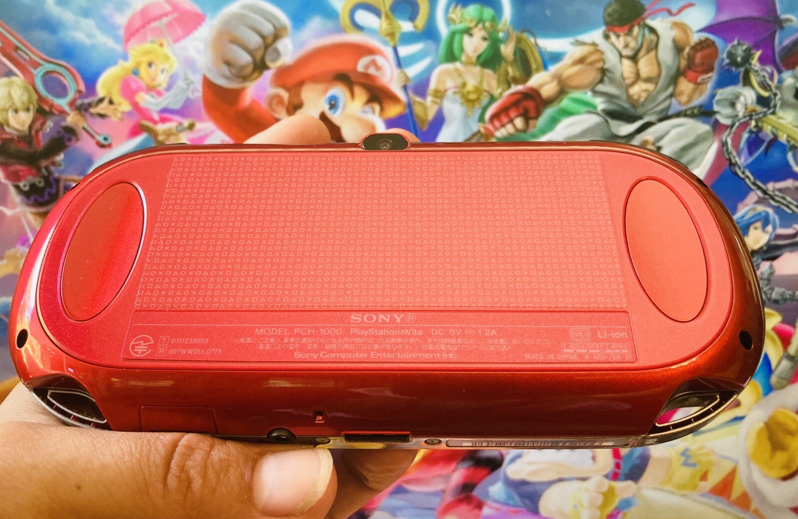 Cosmic Red Sony PlayStation PS Vita PSV Portable Console FAT
