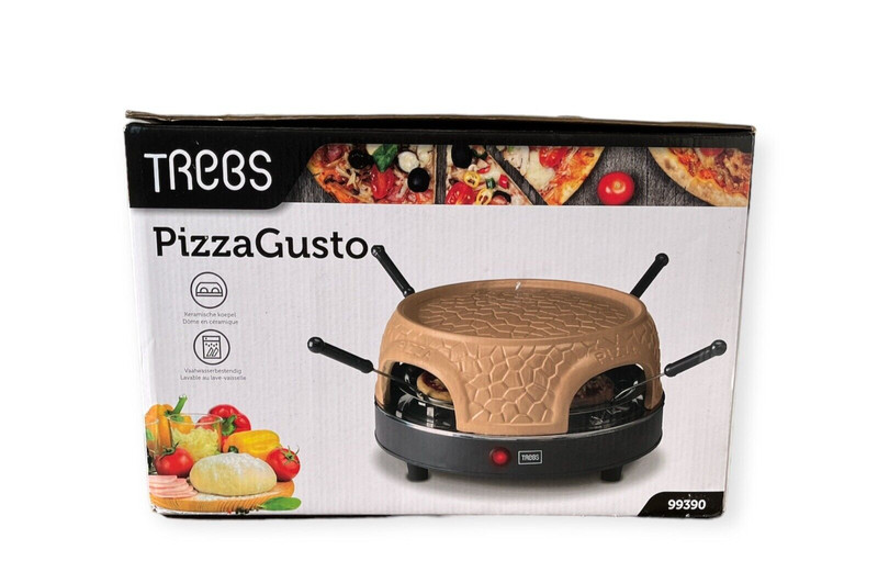Trebs  Pizzaofen Pizza Gusto 99390 4 Personen Neu Ovp