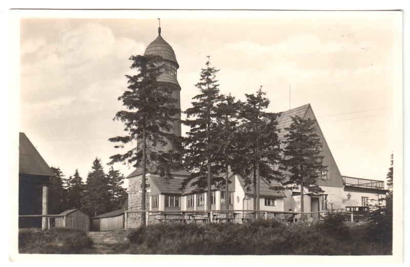 Ak, Bergstadt Platten, HornÃ­ BlatnÃ¡, Sporthotel Plattenberg, Um 1936