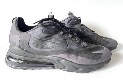 Nike Air Max Size 13 Men's 270 React Triple Black Shoes