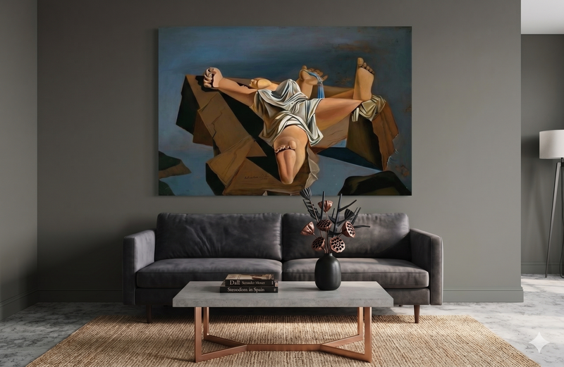 Salvador Dali 1926 Figure on the rocks  - CANVAS OR PRINT WALL ART