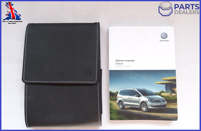 GENUINE VW SHARAN 2015-2022 OWNERS MANUAL HANDBOOK WALLET PACK