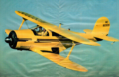 1977 vintage aircraft article BEECH'S BIPLANE Model 17 Staggerwing Beech  021419