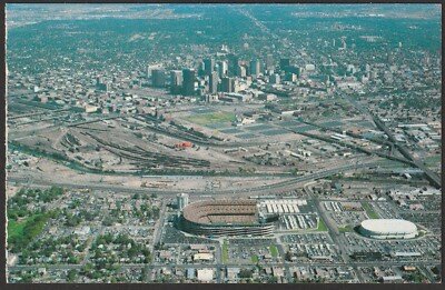 Denver Broncos Mile High Stadium & McNichols Sports Arena Rare Postcard Booklet