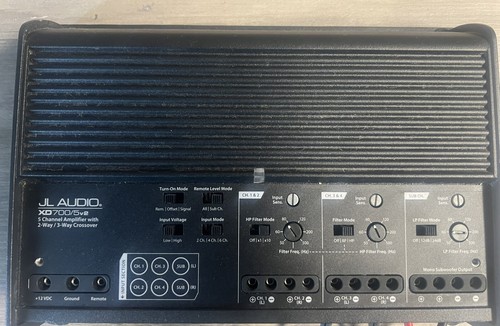 JL Audio XD700/5 パワーアンプ Amazon | (JLオーディオ) JL Audio XD700/5 5チャンネル 700W D