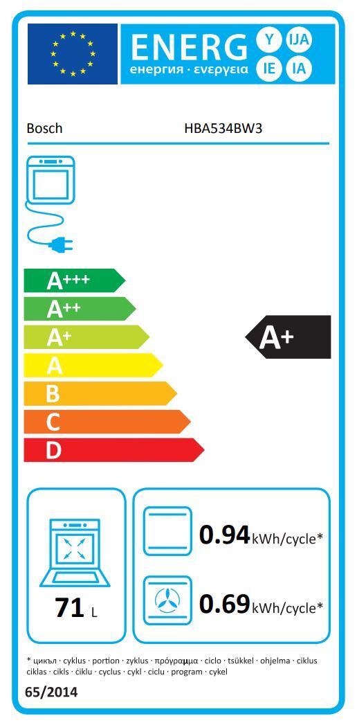 EEK:A Energieeffizienzlabel