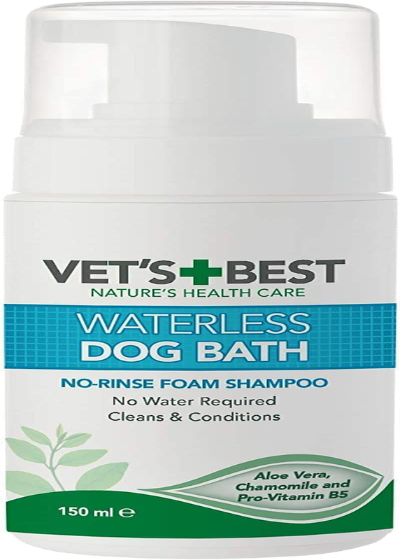 Waterless Dog Bath No Rinse Dry Shampoo for Dogs Natural Formula Refreshes Coat