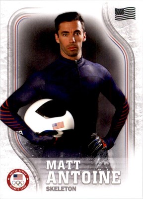 2018 Topps U.S. Olympic Team U.S. Flag #USA32 Matt Antoine /99