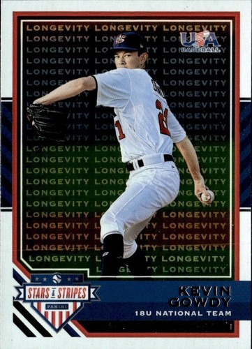 2017 Panini USA Baseball Stars & Stripes Longevity - Kevin Gowdy #83
