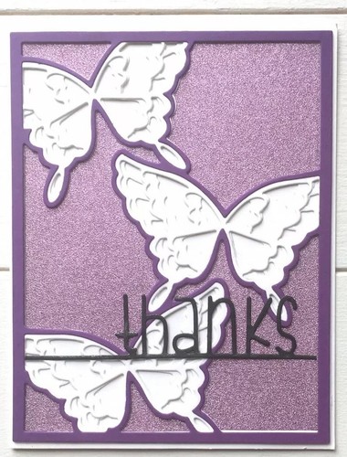 butterfly cover Metal Cutting die stackable card making SHIPS FROM CANADA