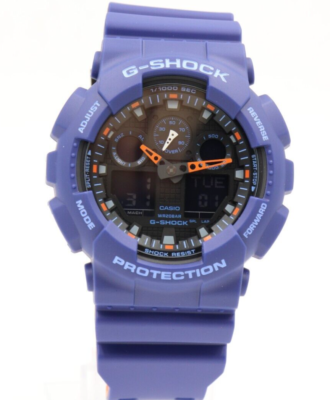 G shock deals orange blue