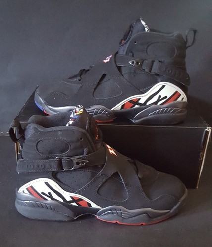NIKE AIR JORDAN 8 VIII RETRO BLACK 