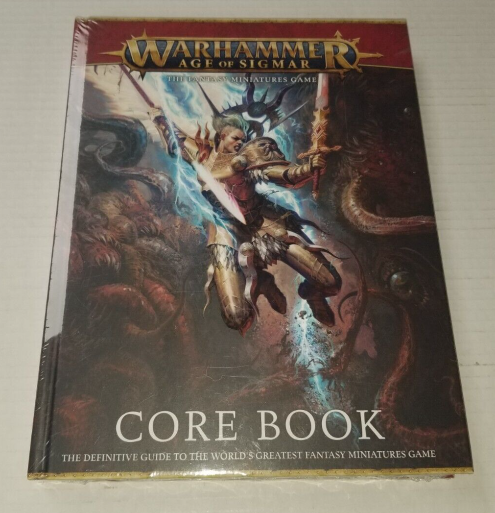Основная книга Warhammer Age of Sigmar, 3-е издание, Совершенно Новая, ЗАПЕЧАТАННАЯ