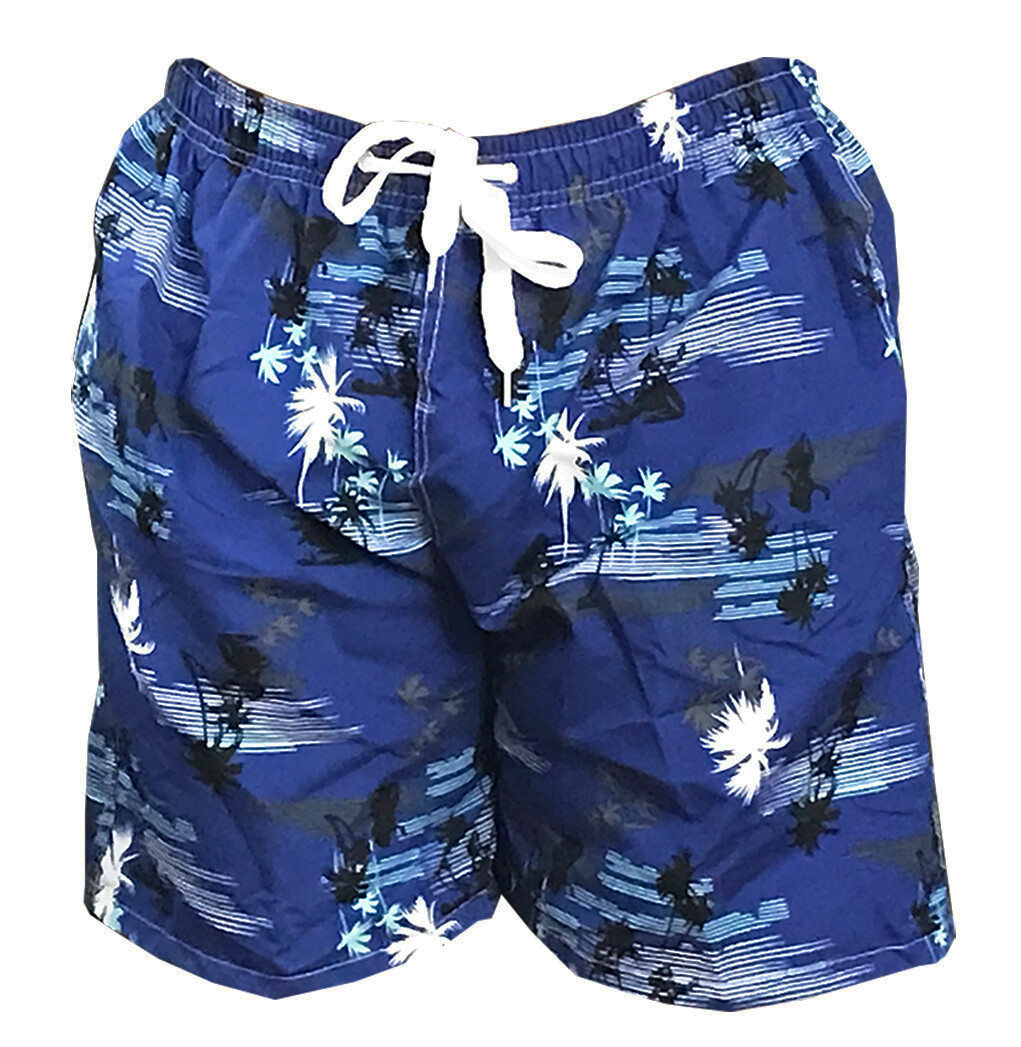 

Мужские шорты для плавания на доске и с сетчатой подкладкой Royal Blue Tree XL/XXL 30–36 дюймов, Multicolor