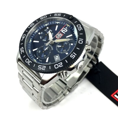 Pre-owned Luminox Men's  Pacific Diver Chronograph Steel Swiss Watch Xs.3144