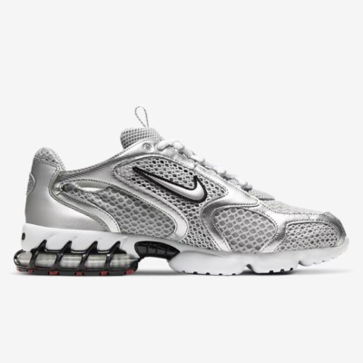 NEW Nike Air Zoom Spiridon Cage 2 Metallic Silver CJ1288-001 Men's Size 13