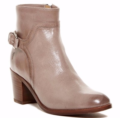 Frye 74167 Janis Shield Fawn Distressed Leather Short Boot