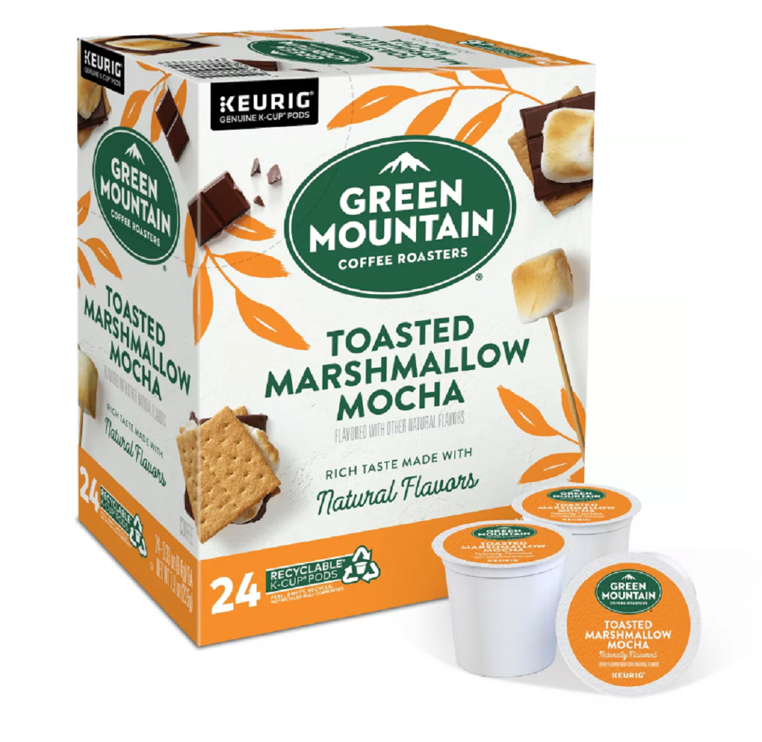 Green Mountain Toasted Marshmallow Mocha Keurig Coffee K-Cup Pods Pack of 96