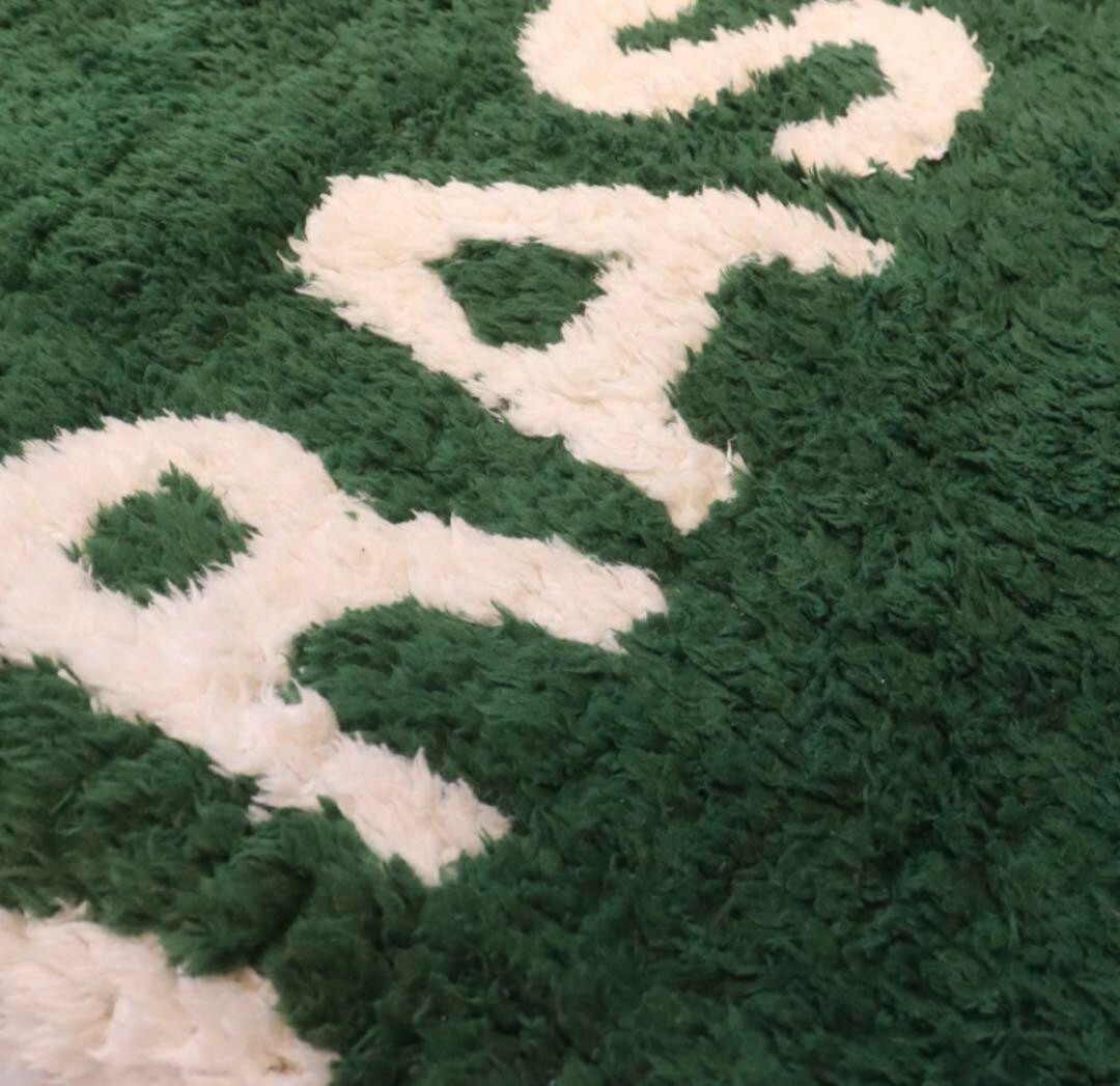 IKEA イケア Virgil Abloh アブロー Wet grass ラグ Virgil Abloh x Ikea Markerad Wet Grass Rug Green OFF White