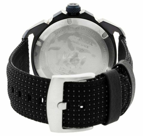 Pre-owned Luminox Ice-sar Arctic Blue Steel Black Textile Divers Quartz Mens Watch Xl.1203