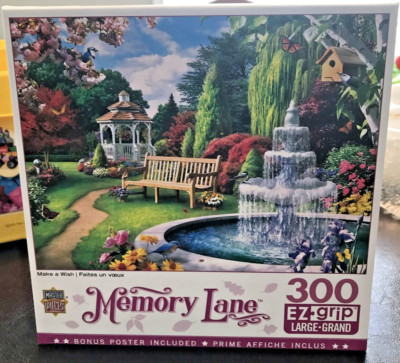  Make a Wish  Master Pieces Memory Lane 300 Piece EZ Grip Puzzle