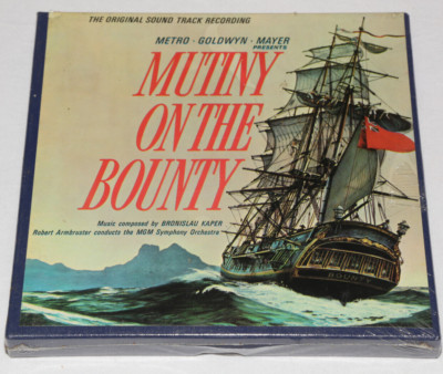 Mutiny On The Bounty OST Reel To Reel Tape 4-Track 7.5 IPS Untested NEW Sealed