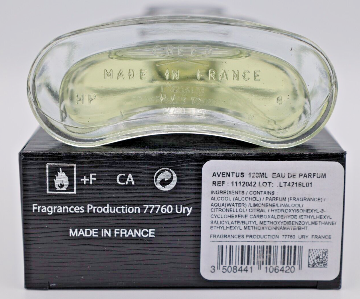 Creed Aventus 120ml / 4 oz Batch 16L01 Authentic stored since 2016 by Finescents